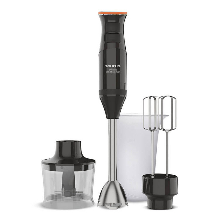 Komplett Taurus stavmixer set med behållare vispar